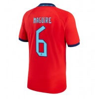 England Harry Maguire #6 Fußballbekleidung Auswärtstrikot WM 2022 Kurzarm